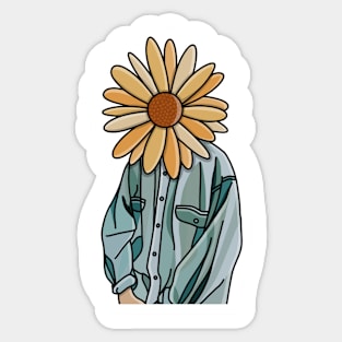 Sunflower Gal Sticker